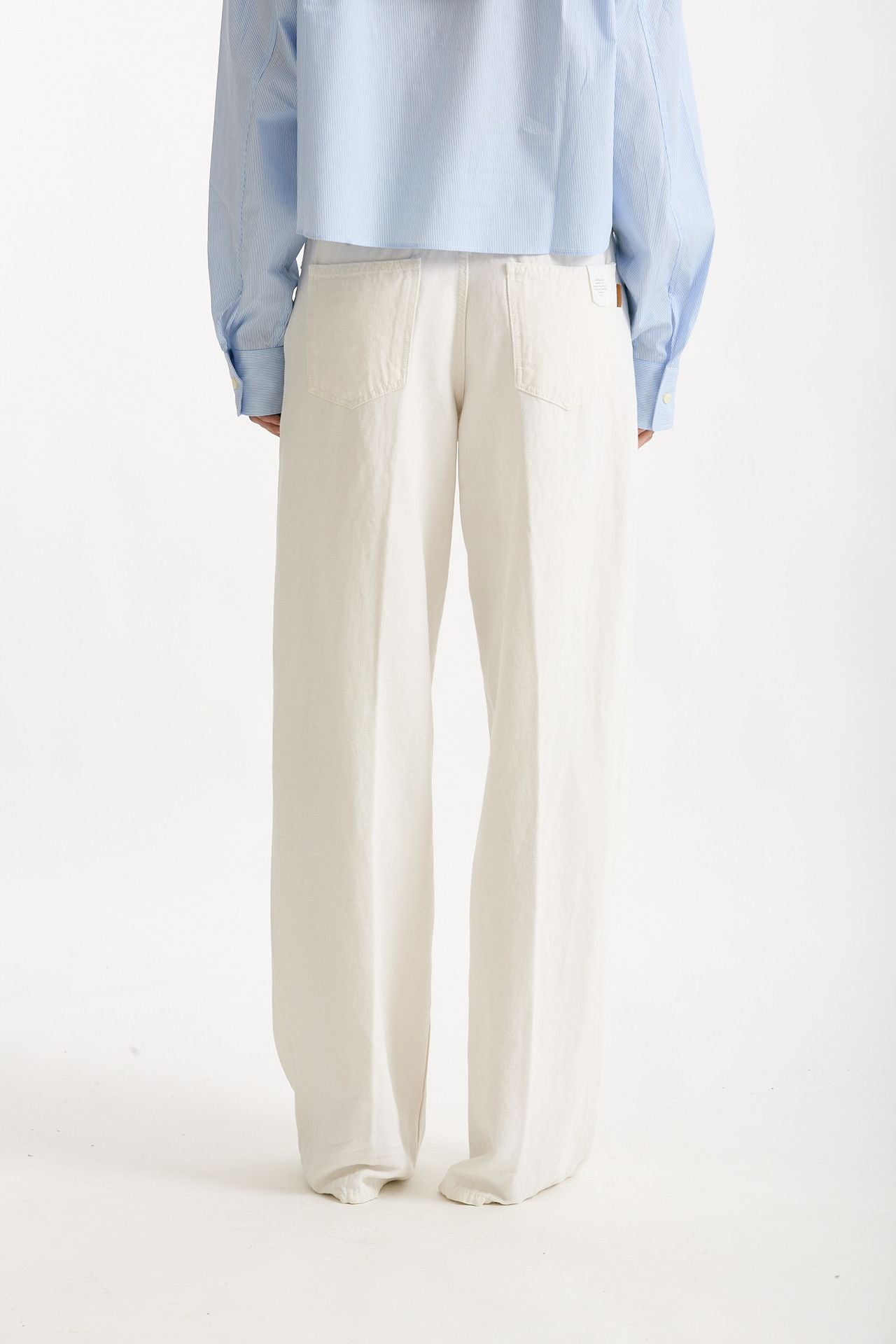 Jeans ANNA palazzo bianco women Siviglia - 2