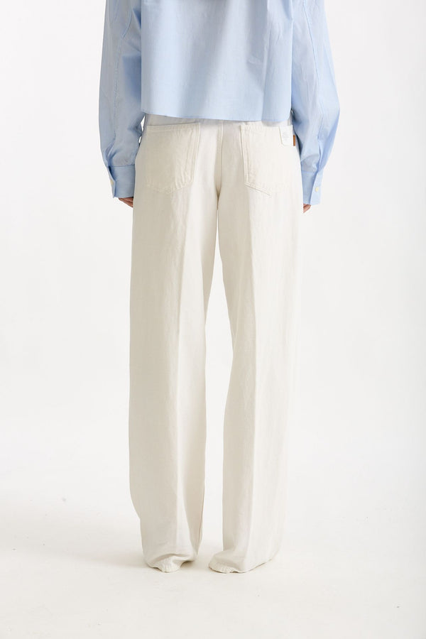Jeans ANNA palazzo bianco women Siviglia