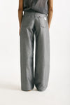 Jeans ANNA palazzo grigio laminato women Siviglia - 3