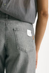 Jeans ANNA palazzo grigio laminato women Siviglia - 6