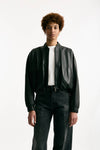 Bomber crop in pelle nero women Myskin - 3