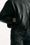 Bomber crop in pelle nero women Myskin - 7
