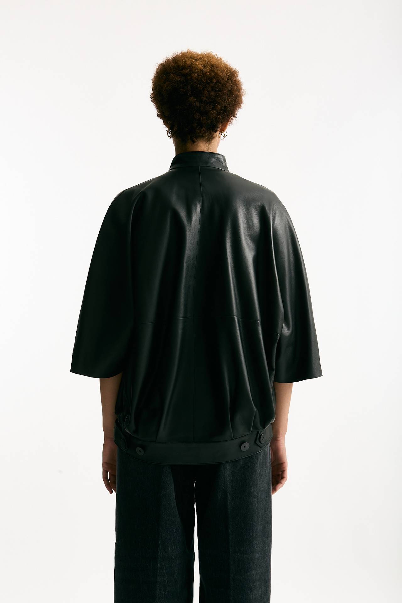 Giubbino over kimono nero women Myskin - 3
