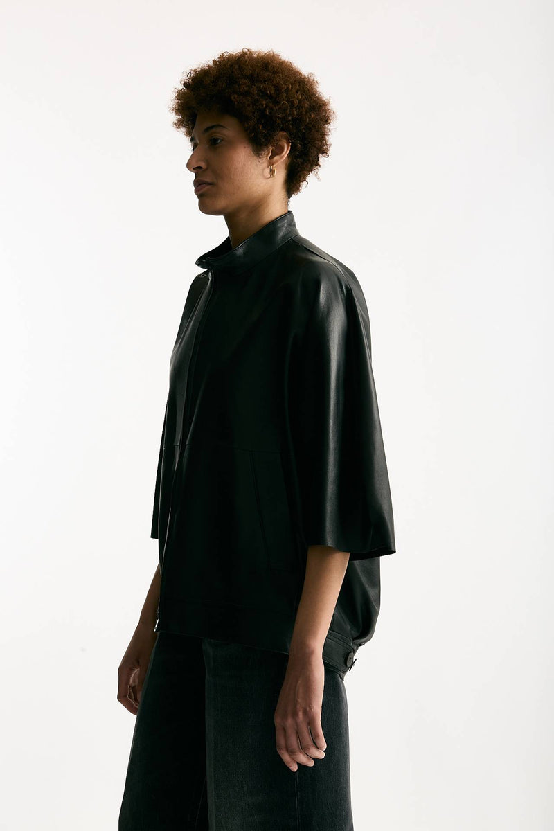 Giubbino over kimono nero women Myskin - 4
