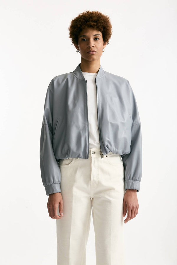 Bomber crop celeste women Myskin