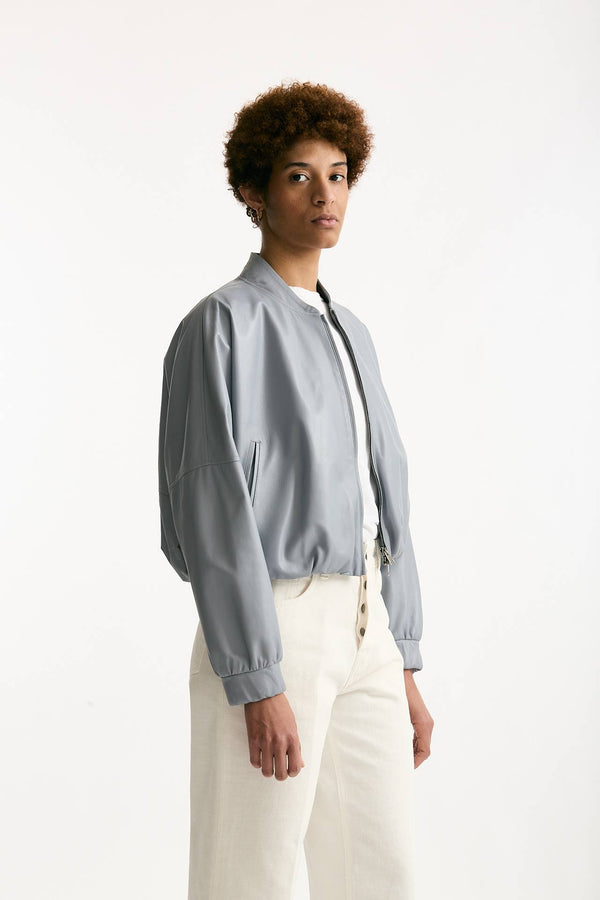 Bomber crop celeste women Myskin