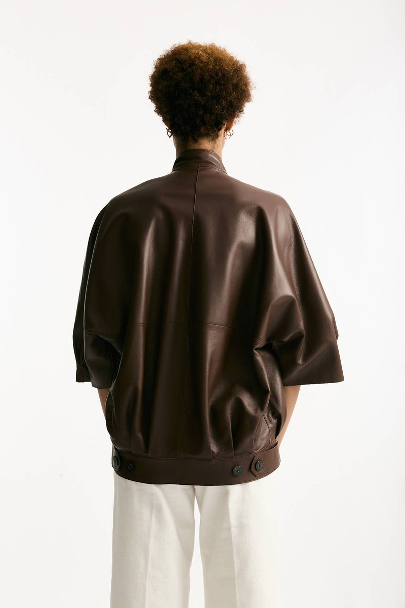 Giubbino kimono over cuoio women Myskin - 3