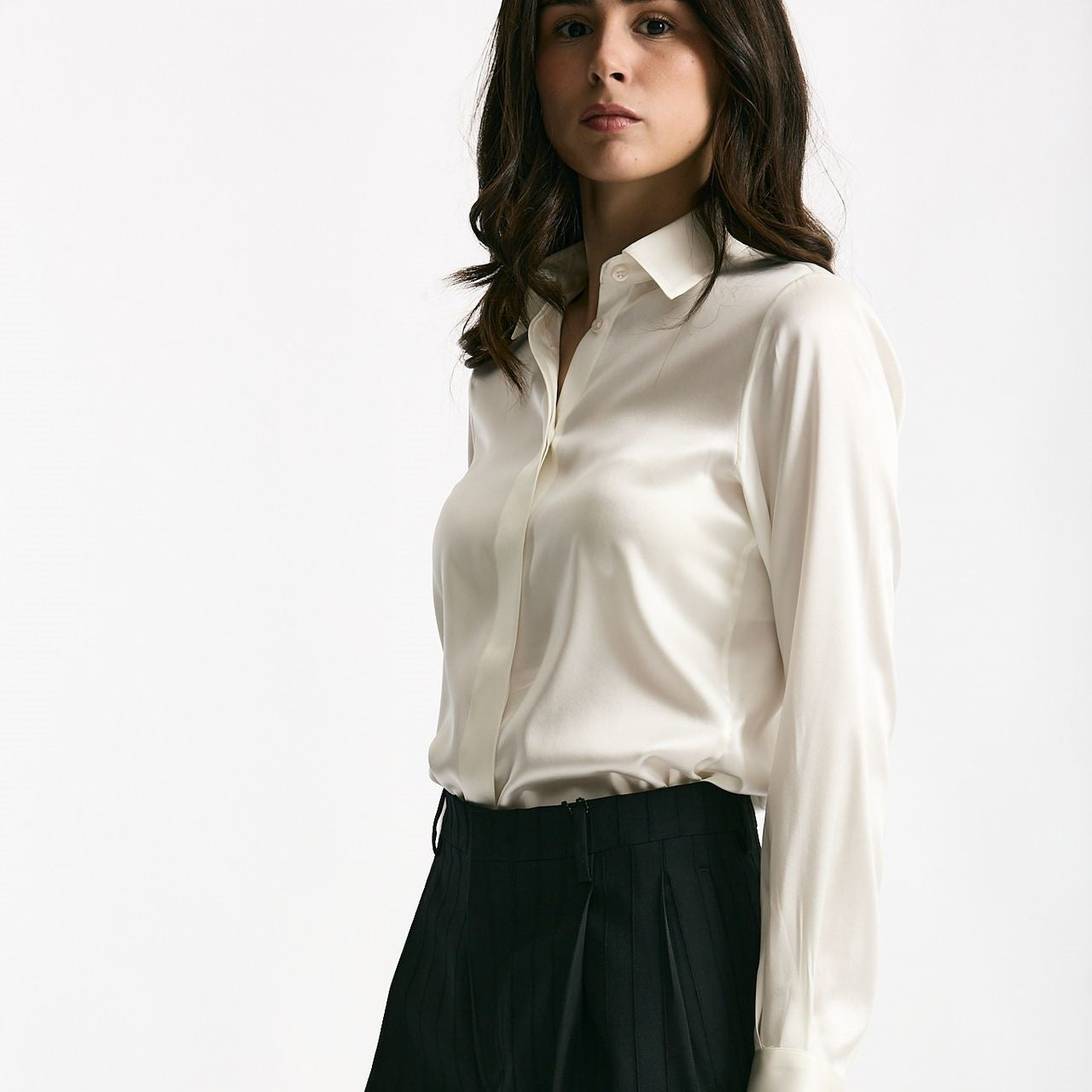 Camicia in seta bianco women Tagliatore - 6