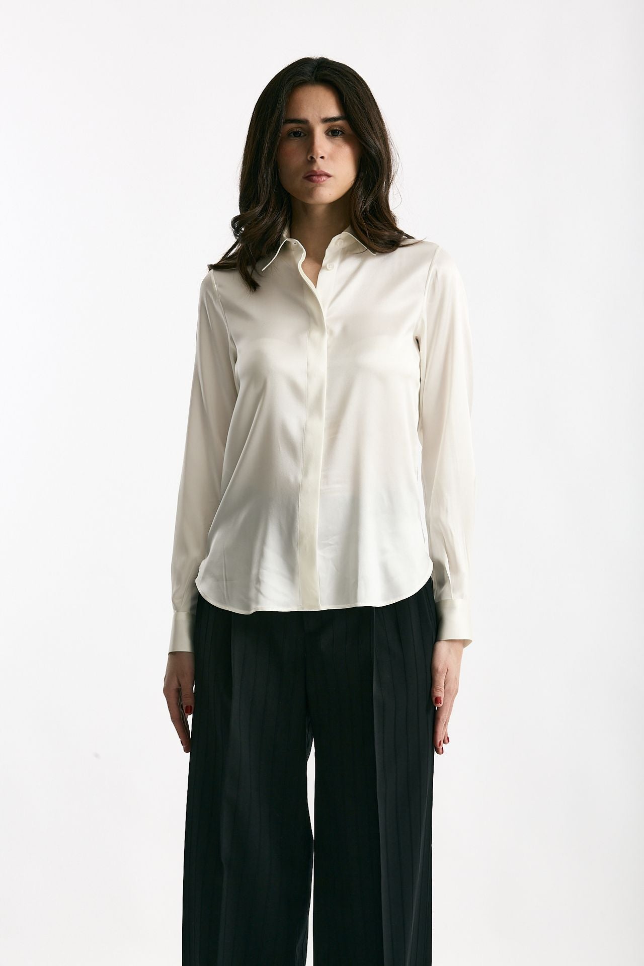 Camicia in seta bianco women Tagliatore - 5