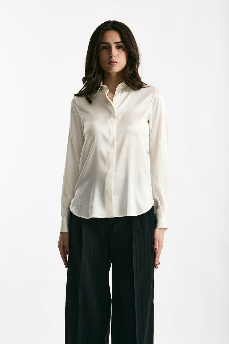 Camicia in seta bianco women Tagliatore - 5