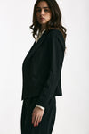 Tailleur gessato tinta su tinta JEMMA nero women Tagliatore - 2