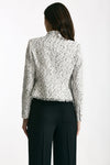 Giacca slim JEMMA lavorato bianco e nero women Tagliatore - 3