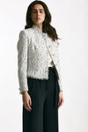Giacca slim JEMMA lavorato bianco e nero women Tagliatore - 4