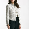 Giacca slim JEMMA lavorato bianco e nero women Tagliatore - 8
