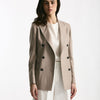 Blazer PARIGI in misto lana beige women Tagliatore - 7
