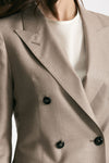 Blazer PARIGI in misto lana beige women Tagliatore - 4