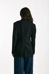 Blazer doppiopetto nero women Tagliatore - 3