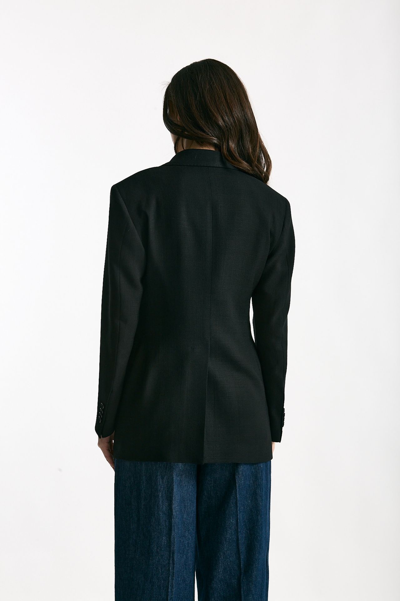 Blazer doppiopetto nero women Tagliatore - 3