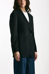 Blazer doppiopetto nero women Tagliatore - 4