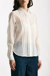 Camicia in lyocell bianco women Tagliatore - 1