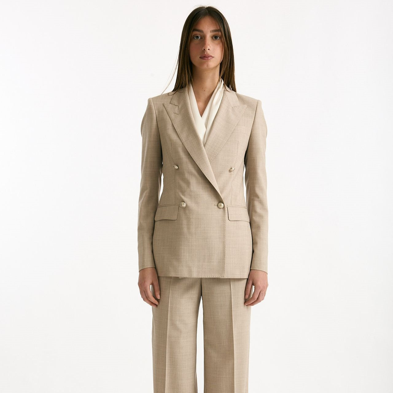 Tailleur doppiopetto T-ROS1 beige women Tagliatore - 7
