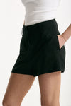 Short in tencel nero women Federica tosi - 4