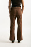 Jeans trombetta marrone chiaro women Federica tosi - 3