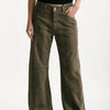 Jeans vita alta stampato verde nero women Federica tosi - 6