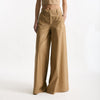 Pantalone vita alta ampio cammello women Federica tosi - 7