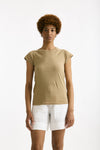T-shirt in cotone beige scuro women Transit par such - 1