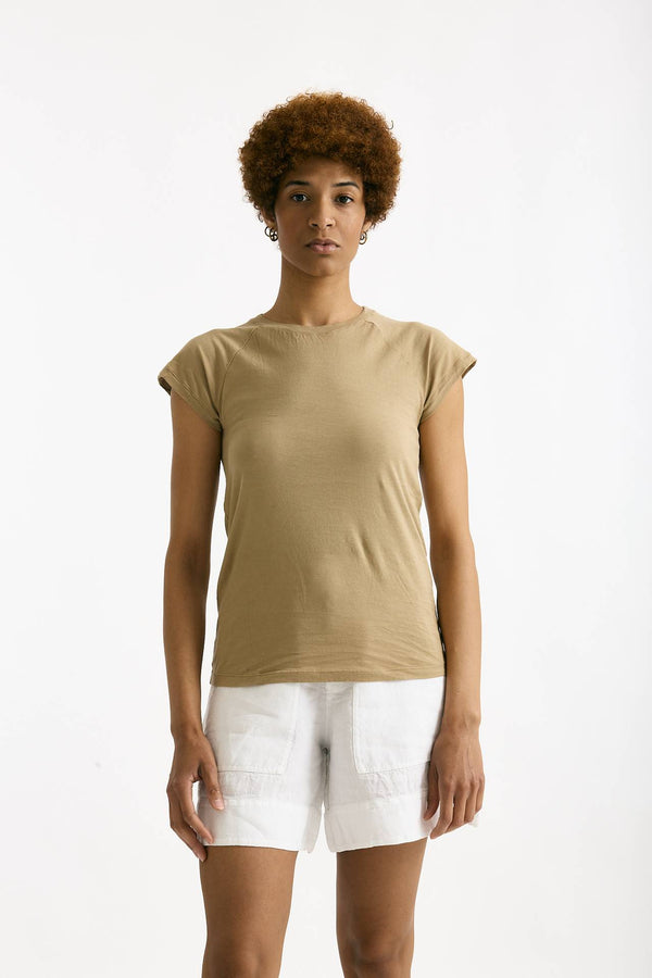 T-shirt in cotone beige scuro women Transit par such