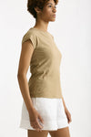 T-shirt in cotone beige scuro women Transit par such - 2