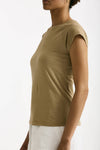 T-shirt in cotone beige scuro women Transit par such - 3