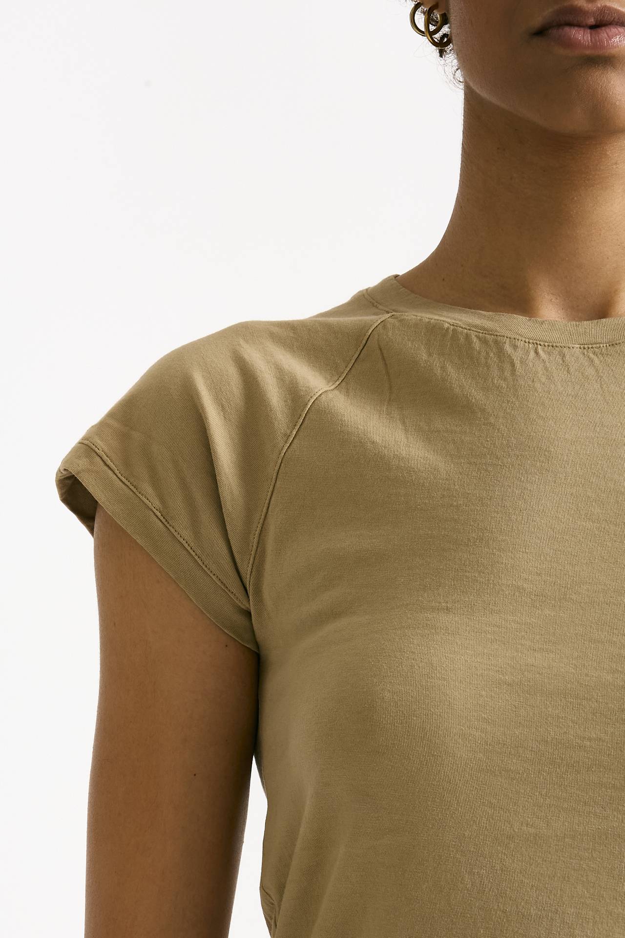 T-shirt in cotone beige scuro women Transit par such - 4