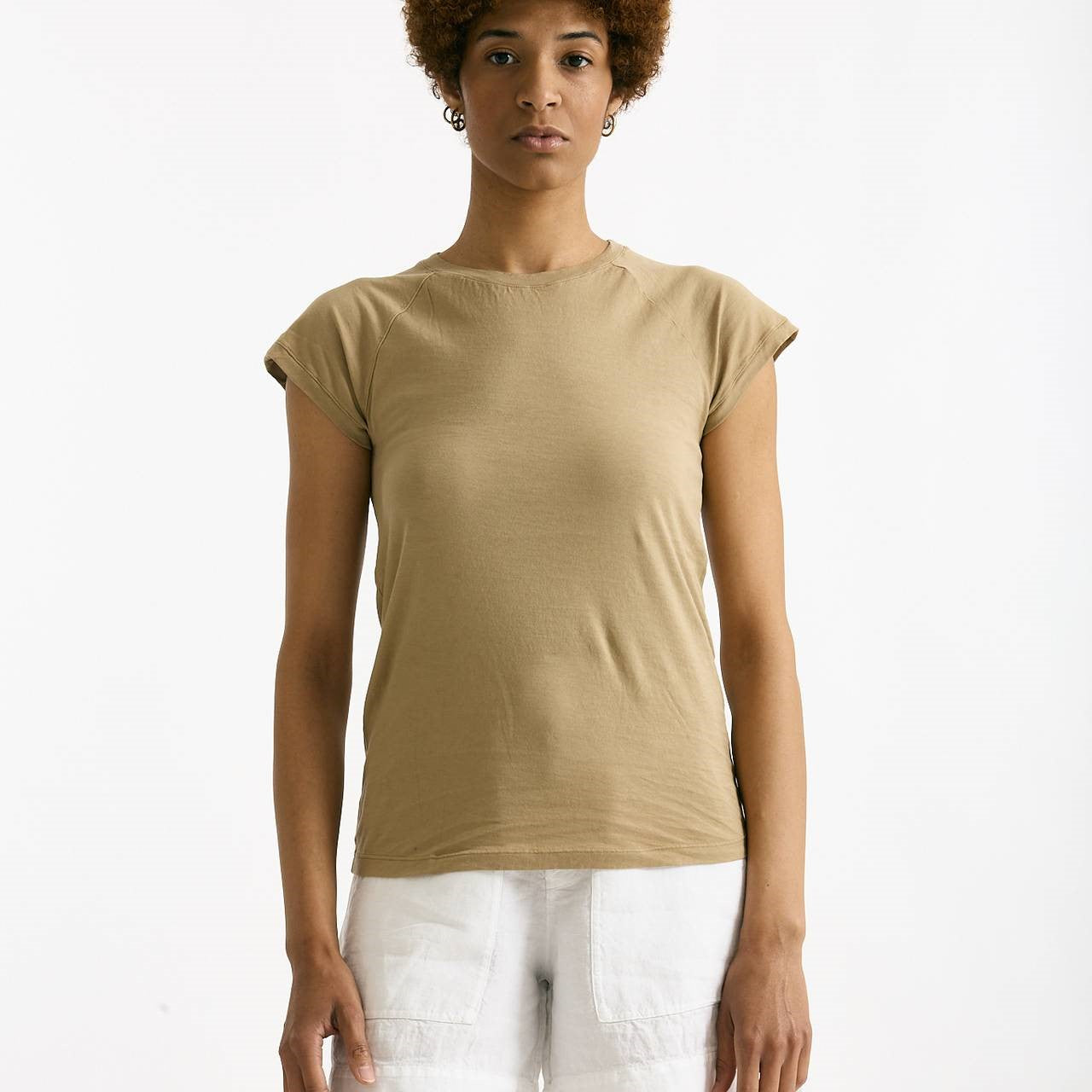 T-shirt in cotone beige scuro women Transit par such - 5