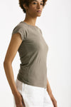 T-shirt in cotone taupe women Transit par such - 3