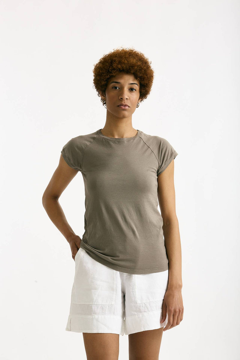 T-shirt in cotone taupe women Transit par such - 2