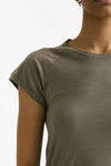 T-shirt in cotone taupe women Transit par such - 5