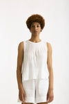 Top doppio tessuto bianco women Transit par such - 1