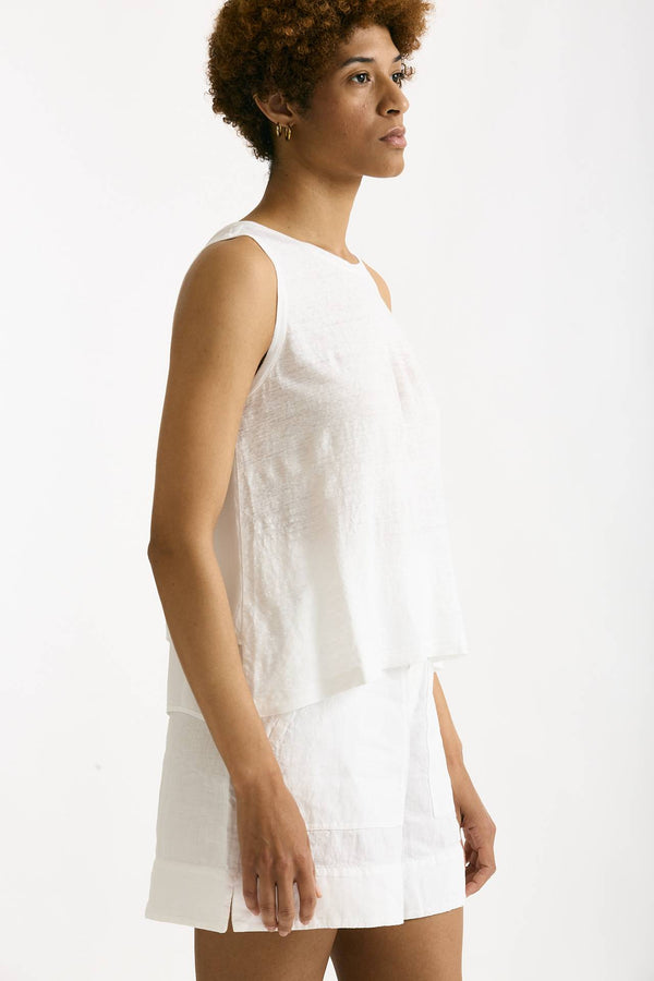 Top doppio tessuto bianco women Transit par such