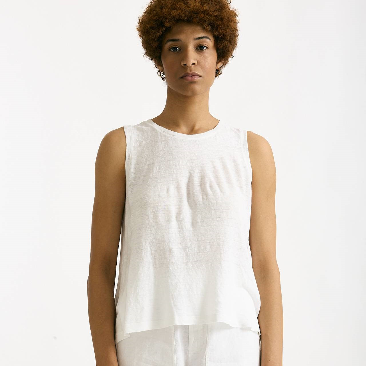Top doppio tessuto bianco women Transit par such - 5