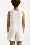 Top doppio tessuto bianco women Transit par such - 3