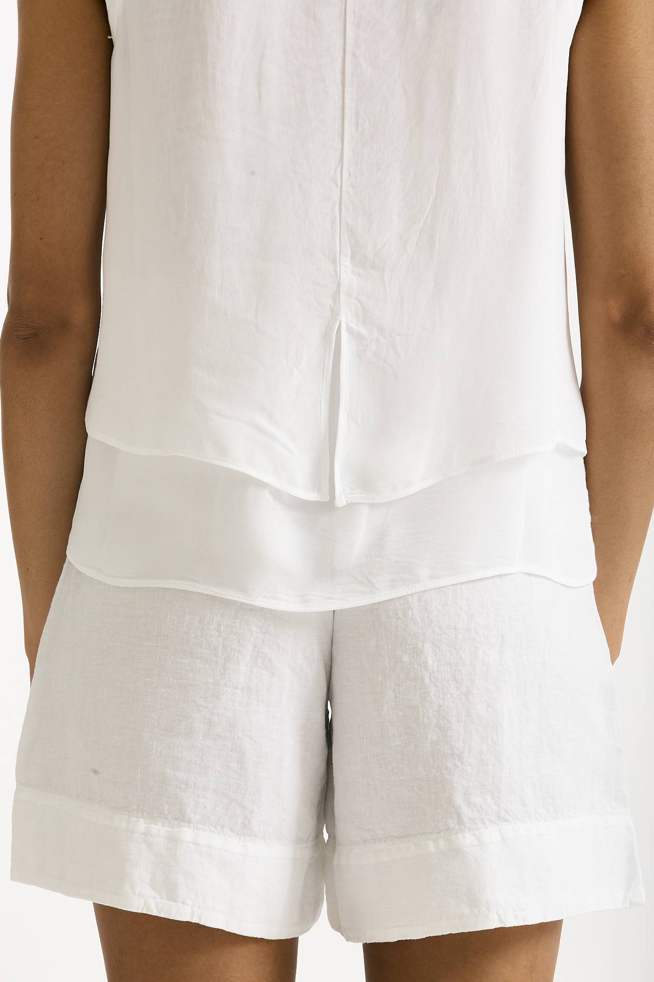 Top doppio tessuto bianco women Transit par such - 4