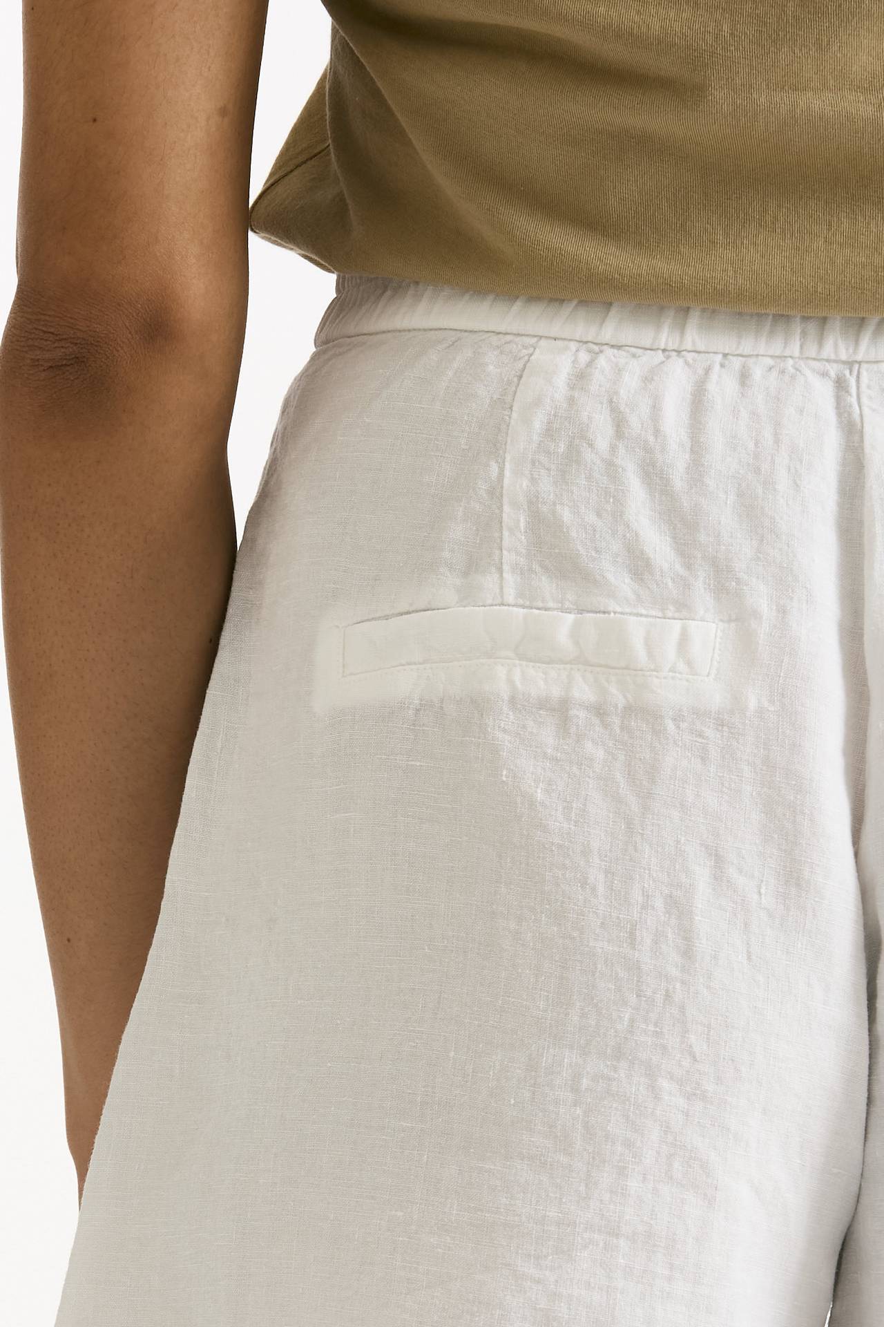 Bermuda in lino bianco women Transit par such - 5