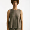 Top doppio tessuto taupe women Transit par such - 6