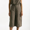 Bermuda over taupe vita alta women Transit par such - 8