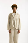 Blazer in cotone e viscosa sabbia women Transit par such - 7
