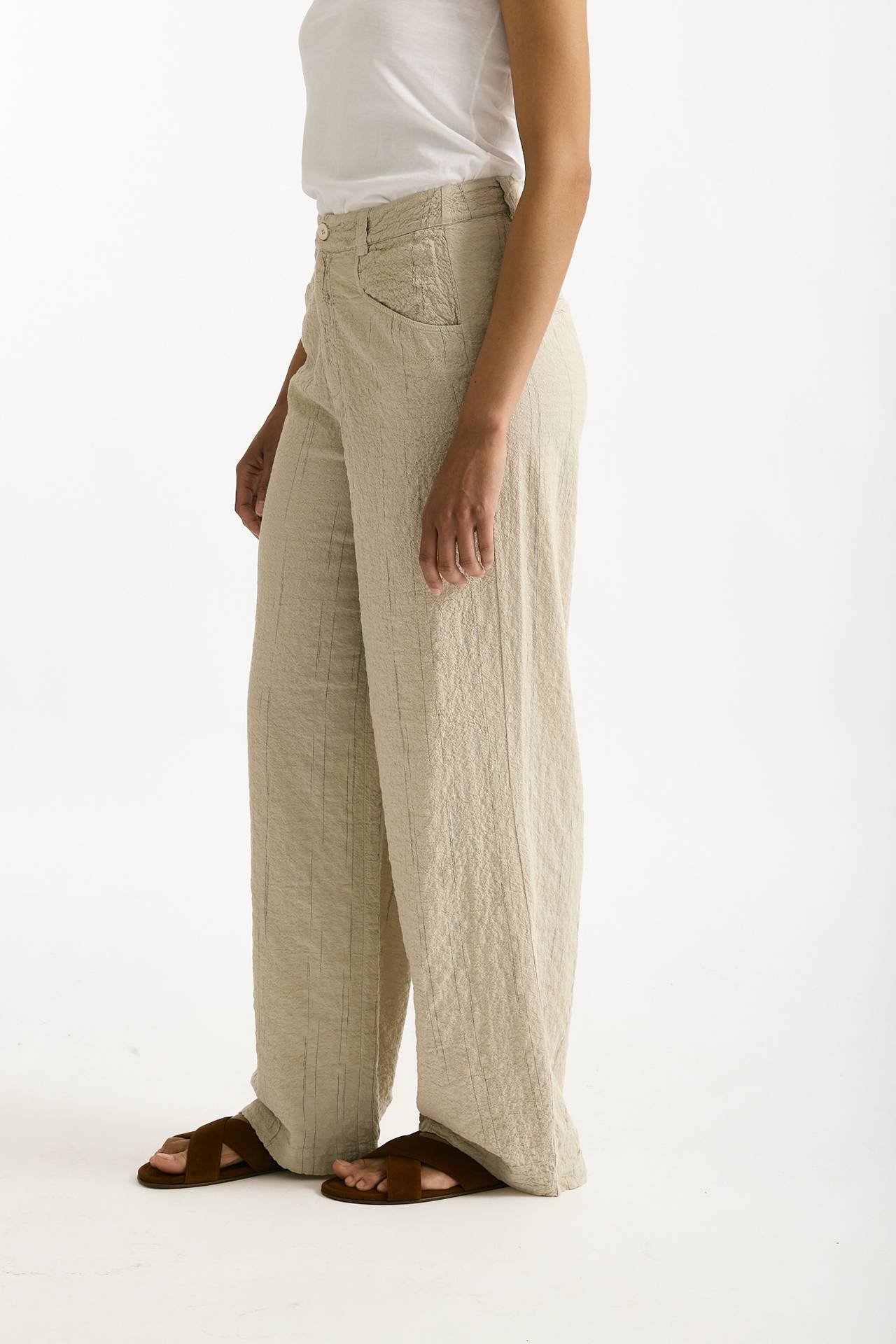 Pantalone ampio sabbia women Transit par such - 4