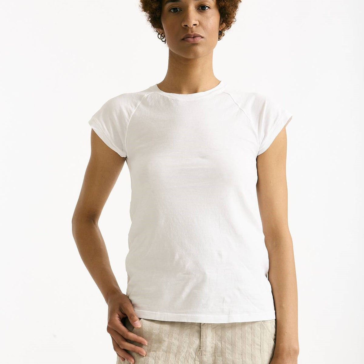 T-shirt in cotone bianco women Transit par such - 6
