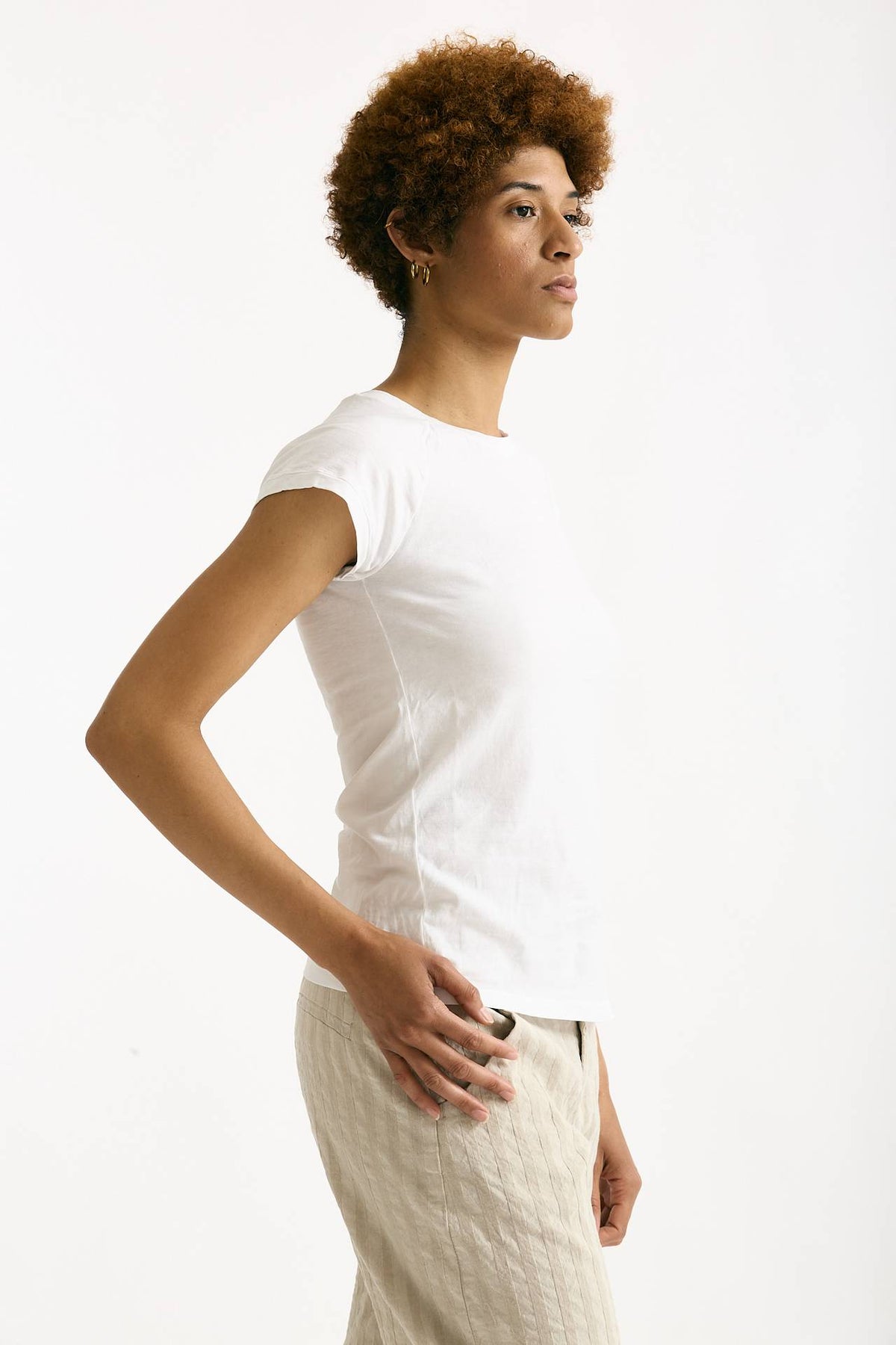 T-shirt in cotone bianco women Transit par such - 2